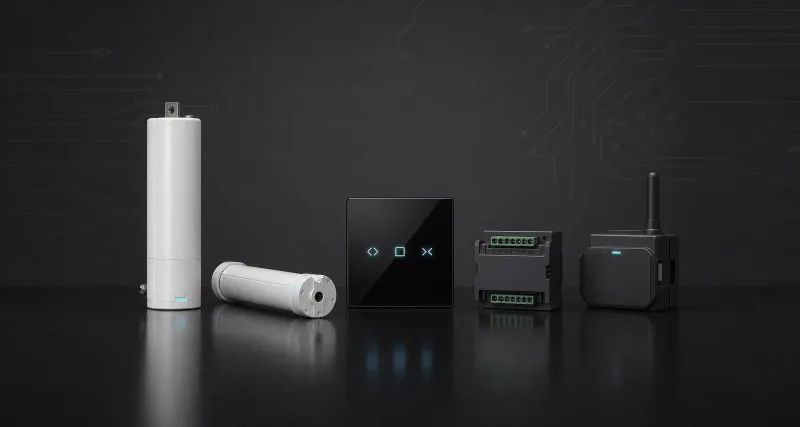 Smart curtain motors and control