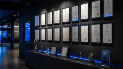 Awards wall