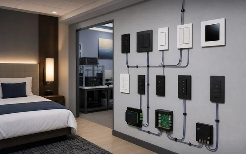 <span class="rd-phrase"><span class="rd-amp">R&amp;D</span></span> lab and guestroom commissioning mock-up co-debug environment