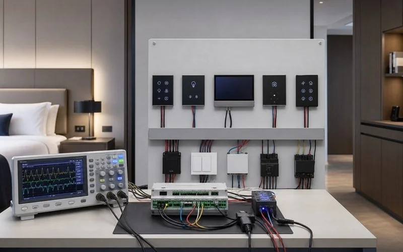 Hardware engineer working on schematic and PCB design