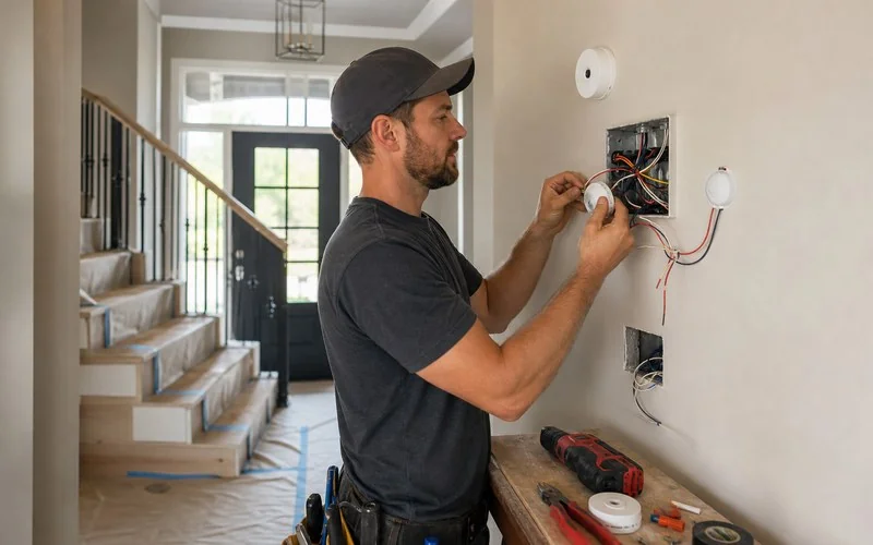 Residential entry smart integration wiring