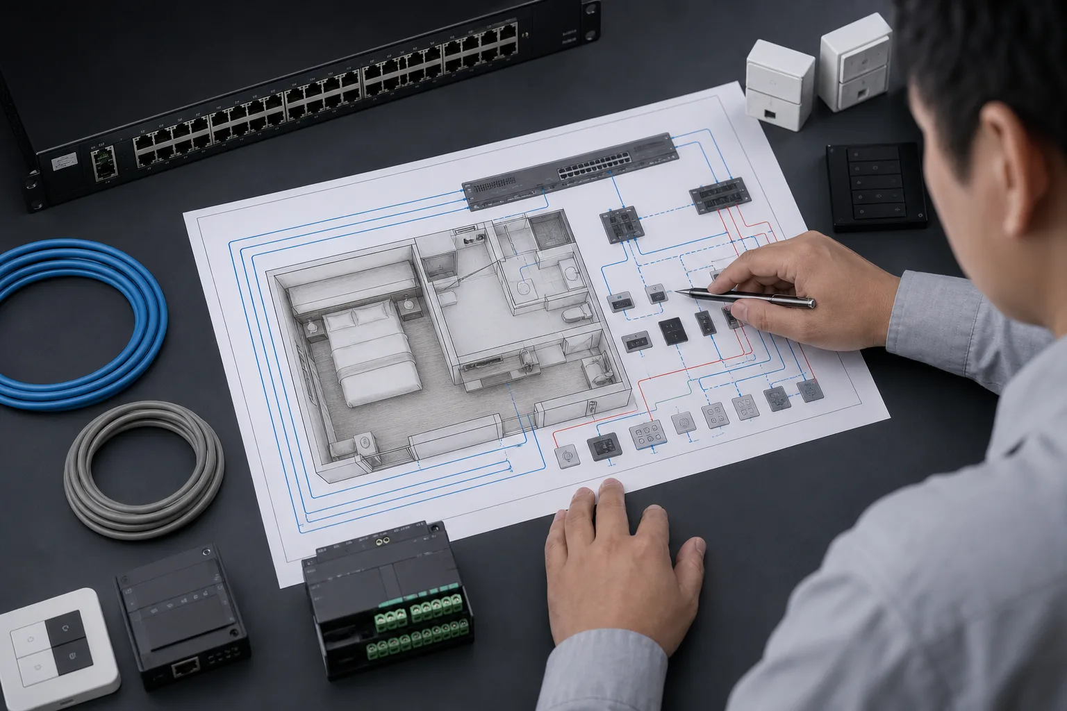 Hardware topology · wiring diagrams