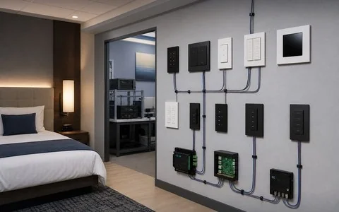 Short-stay serviced apartment room