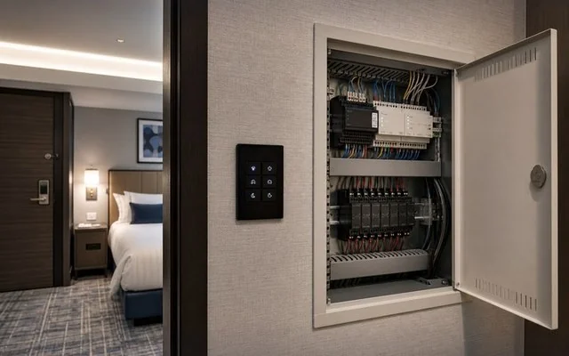 Group upscale luxury hotel scenario