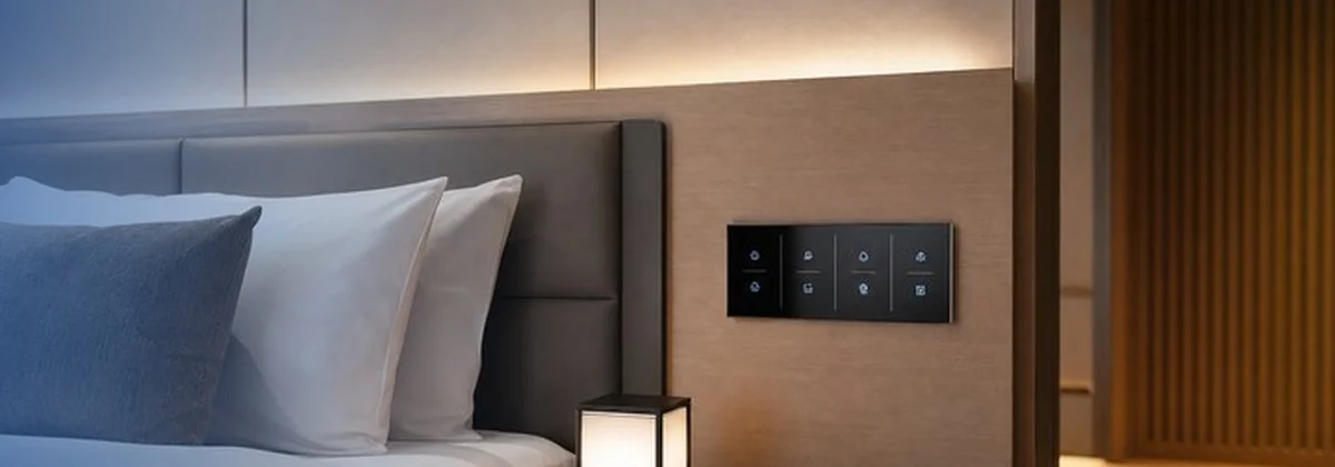 Hotel guestroom RCU and smart panel hardware solution reference