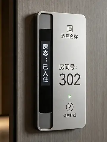 Guestroom door sign