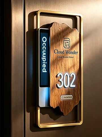 Guest room doorplate OEM / ODM customization service