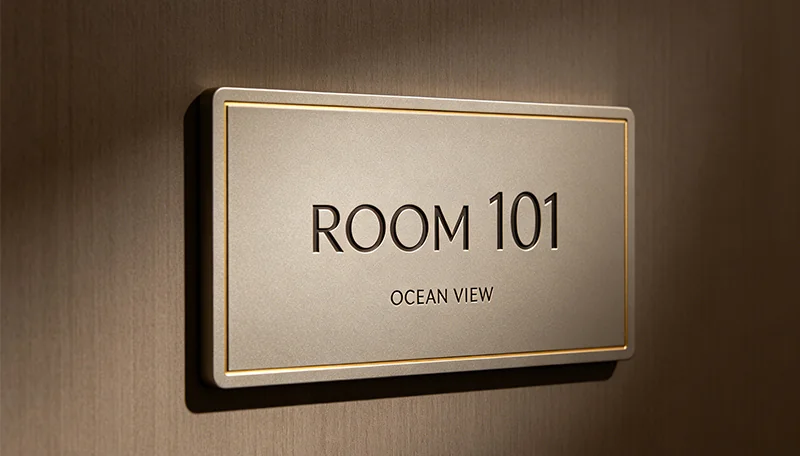 Guest room doorplate OEM / ODM customization service