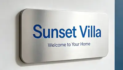 Guestroom door sign