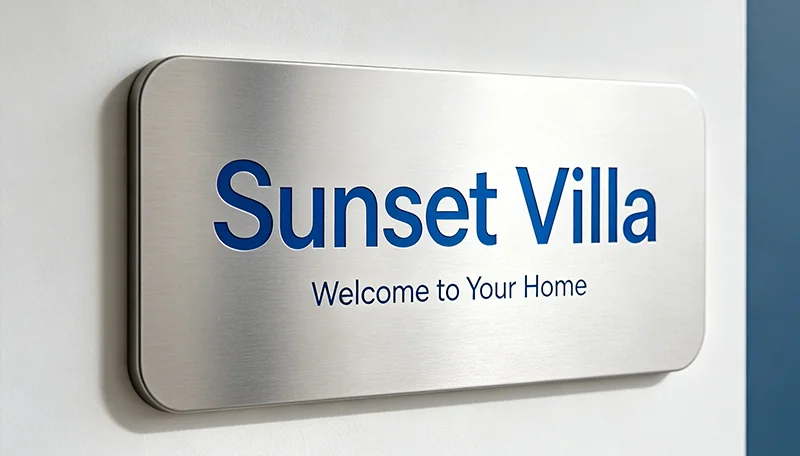 Guest room doorplate OEM / ODM customization service