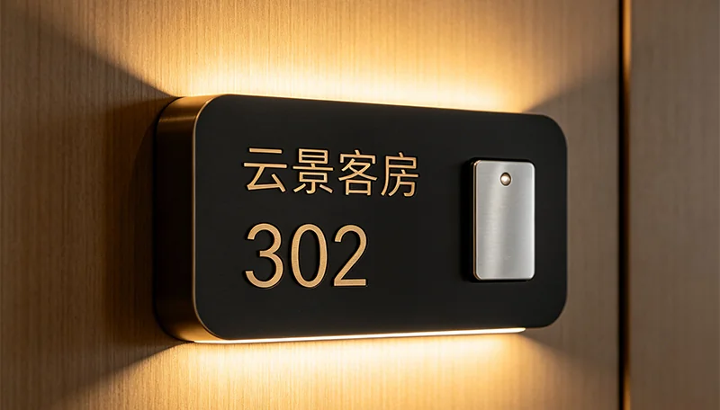 Guest room doorplate OEM / ODM customization service