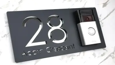 Guestroom door sign