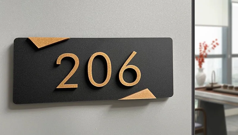 Guest room doorplate OEM / ODM customization service