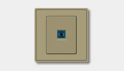 Bedside fiber AV pass-through panel