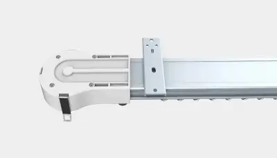 Premium large-window curtain track