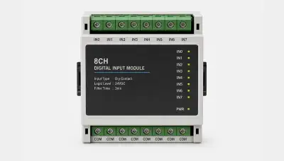8-channel digital input module