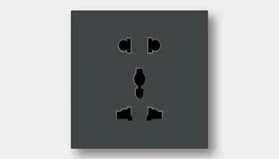 Five-gang international controlled outlet