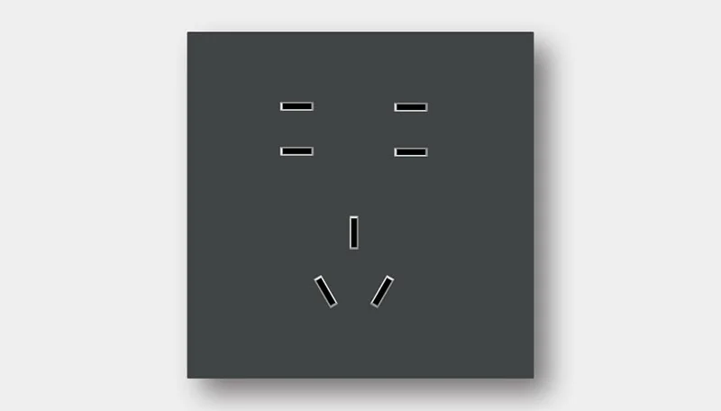 Seven-outlet / dual-triple / wall outlet