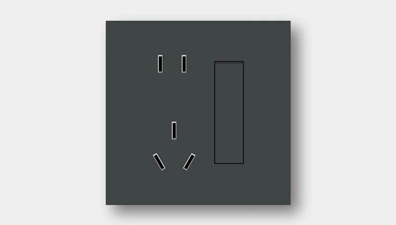 Switched socket (five-outlet) Model A