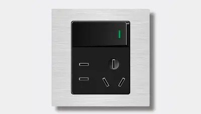 Five-gang switched GB outlet model C