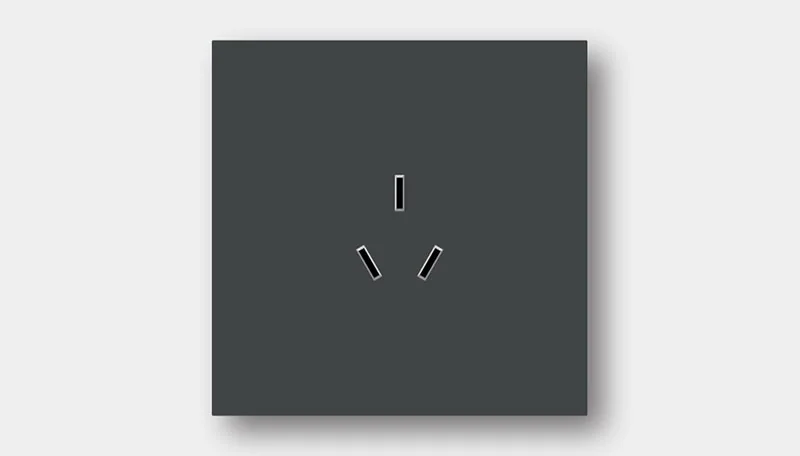 Three-pin / triple / wall outlet (China standard)