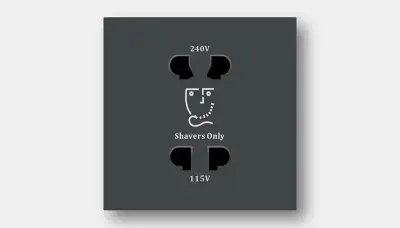 Dual-gang international outlet variant B