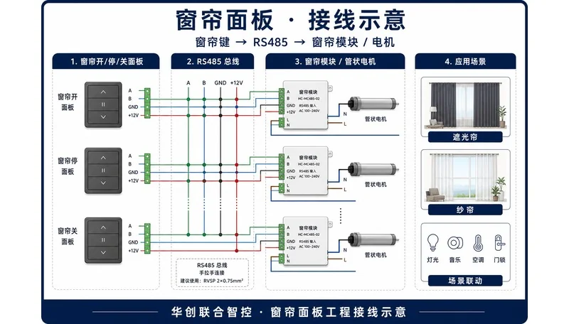 curtain switch wiring diagram