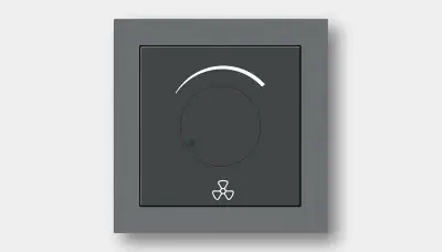 Guestroom fan speed control panel