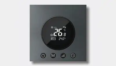 RS485 thermostat panel 86mm