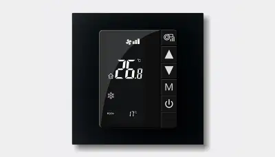 RS485 thermostat panel 86mm