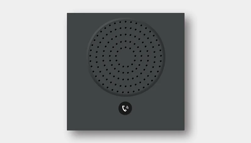 Single-key call intercom panel