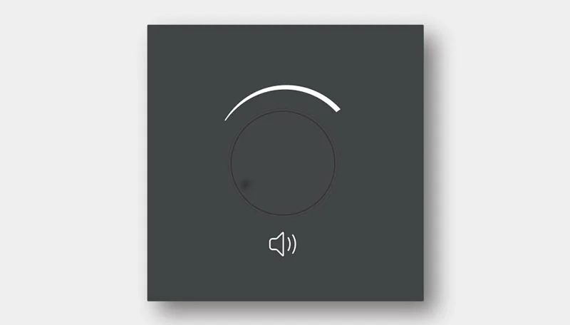 Doorbell speaker tuning panel