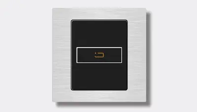 Guestroom main light switch — finish G