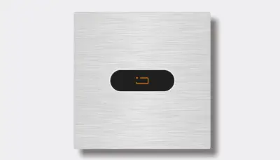 Guestroom main light switch — finish H