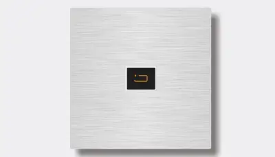 Guestroom main light switch — finish I