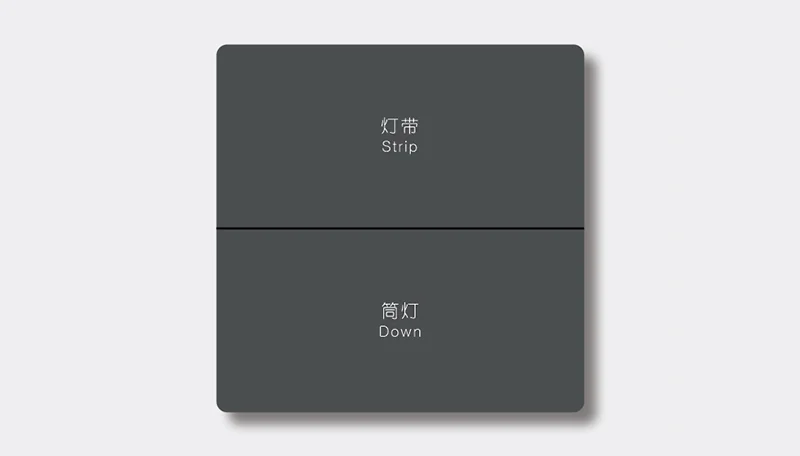 Dual-circuit lighting switch