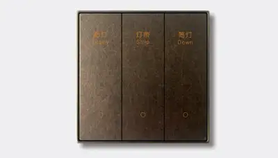 Bedroom multi-point lighting switch — Finish D