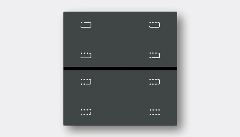 Eight-circuit lighting switch
