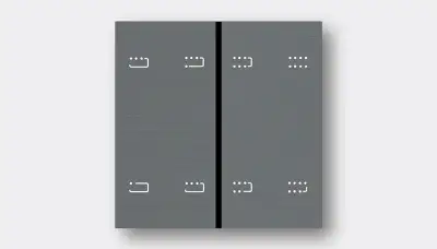 Whole-room lighting switch panel — Finish B