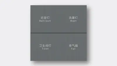 Hotel smart switch panel