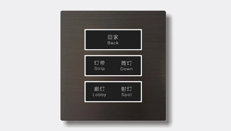 5-key scene panel