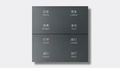 Intelligent hotel switch panel